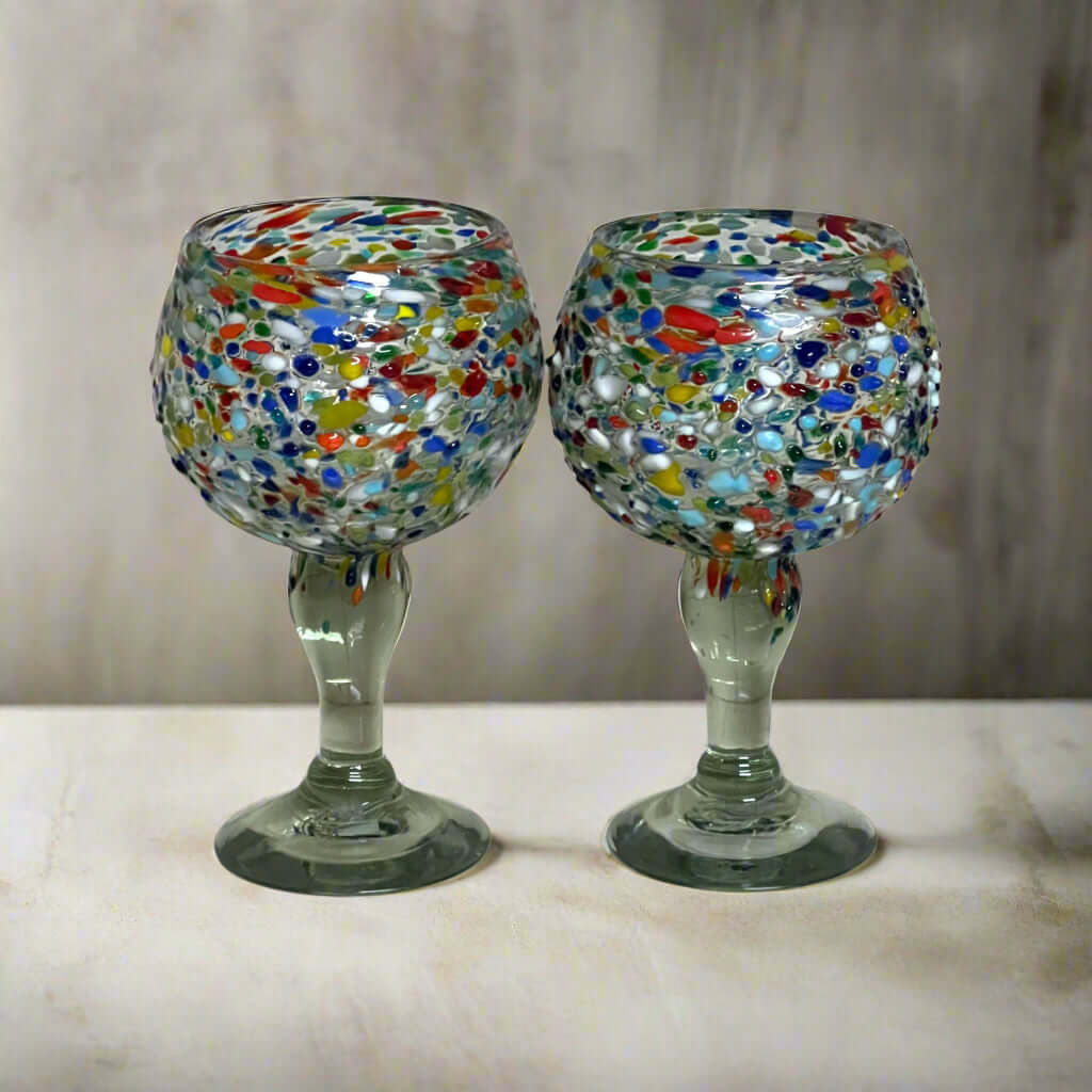 Copa de margarita mexicana | Pecera de confeti Pebble