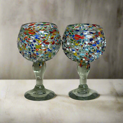 Copa de margarita mexicana | Pecera de confeti Pebble