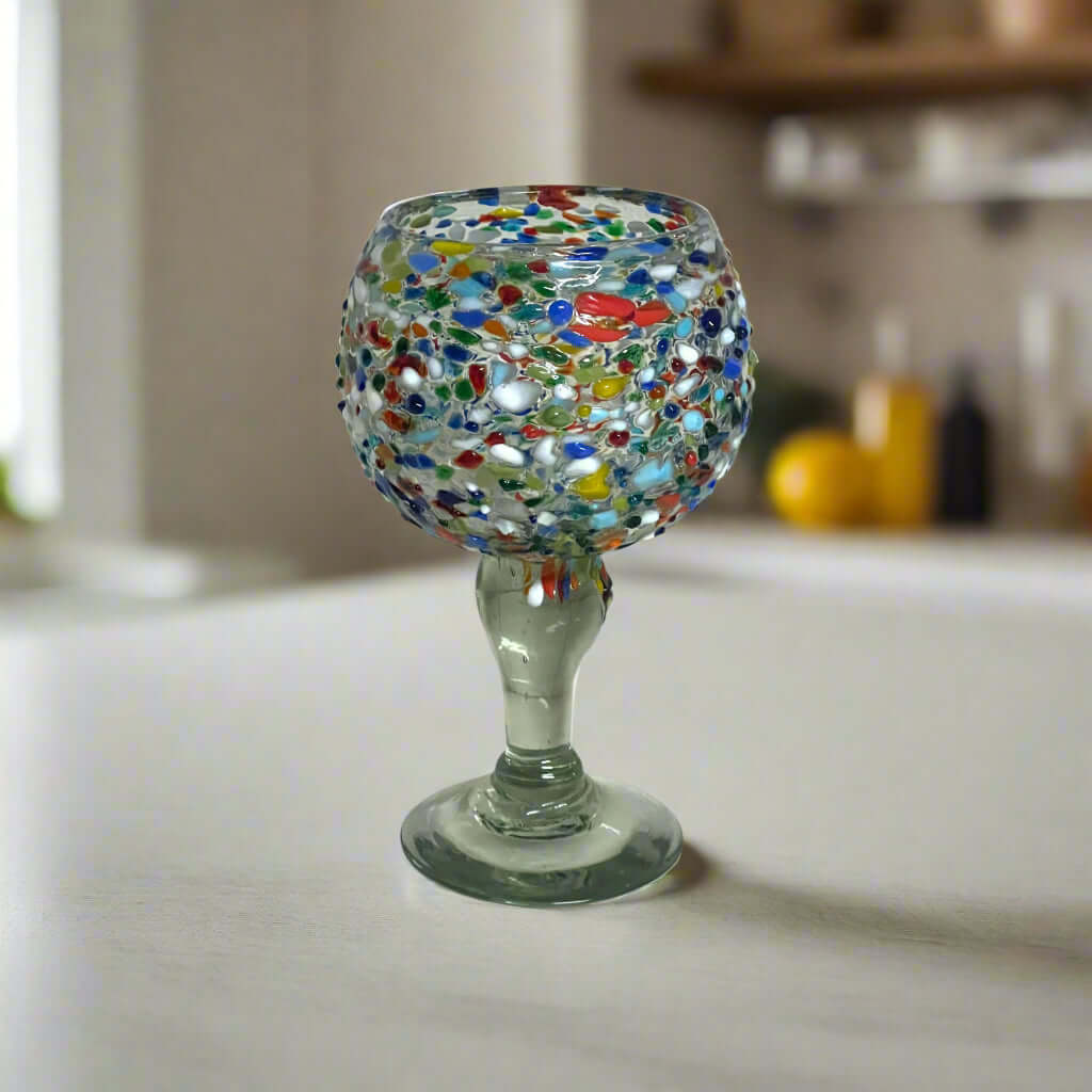 Copa de margarita mexicana | Pecera de confeti Pebble
