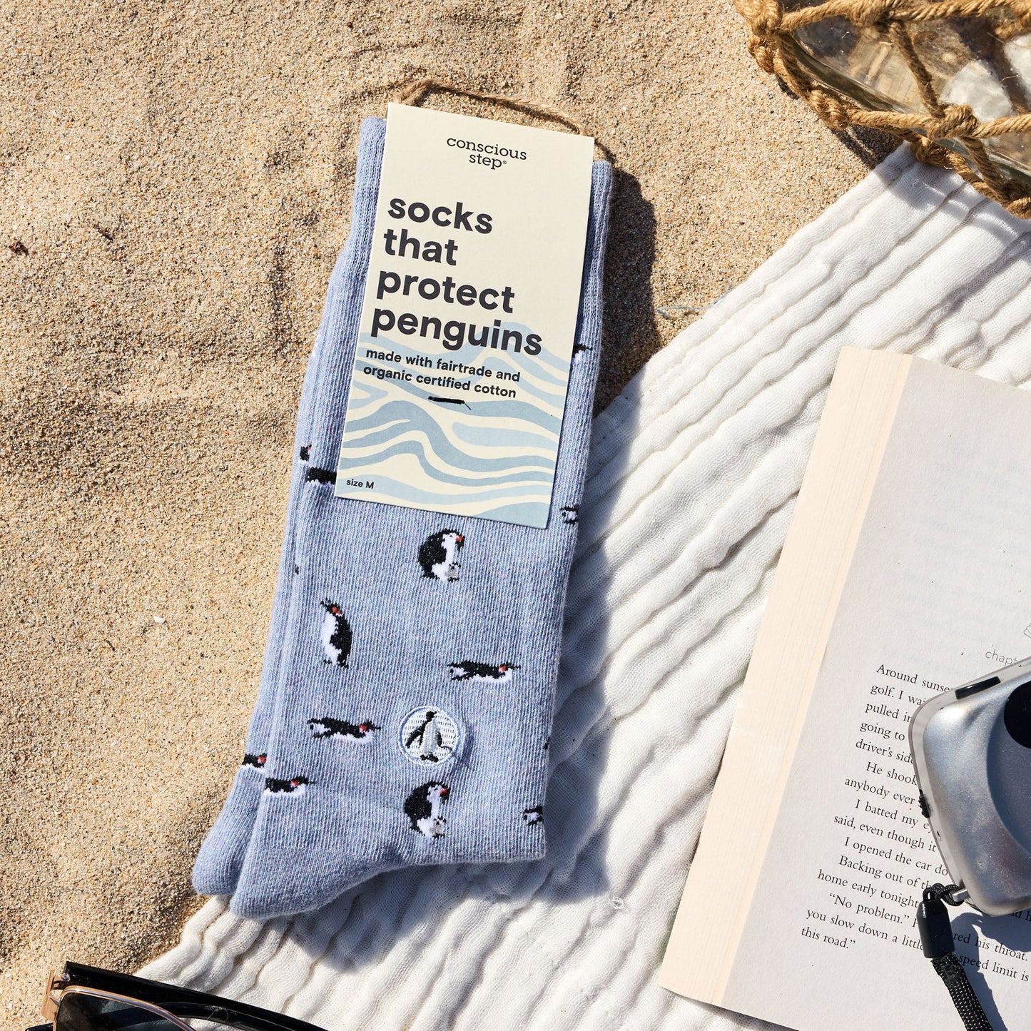 Calcetines que protegen a los pingüinos