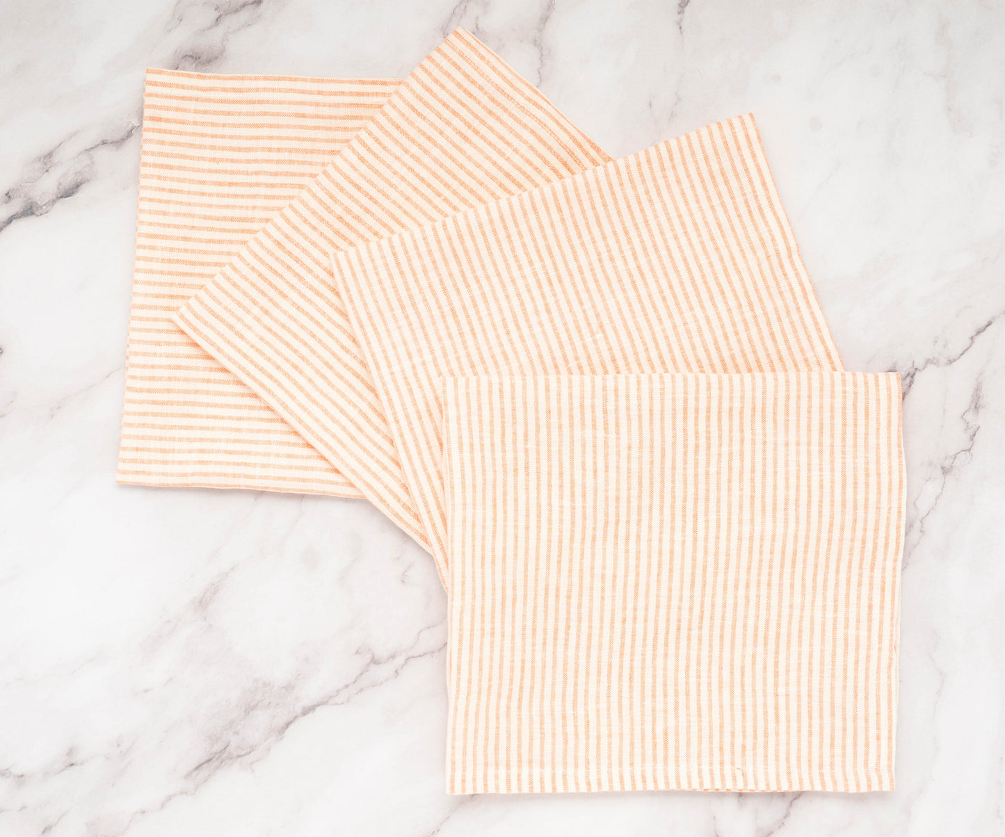Orange Linen Napkins
