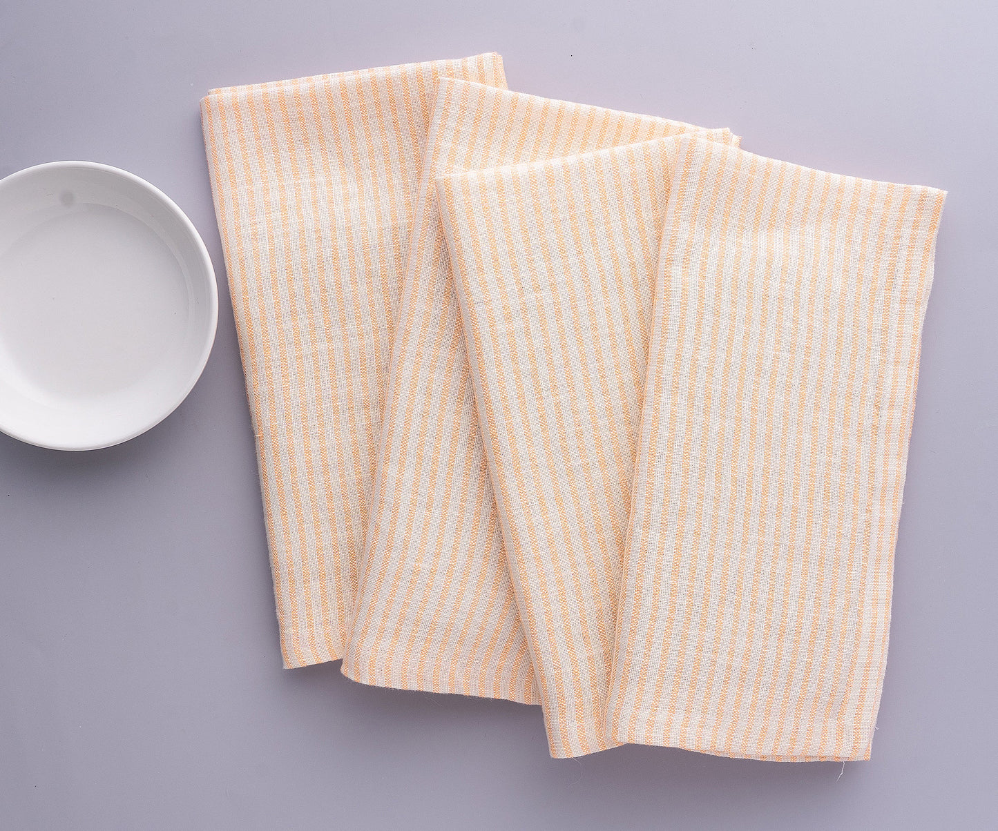 Orange Linen Napkins