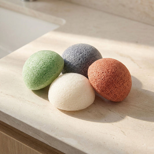 Esponja facial natural de konjac