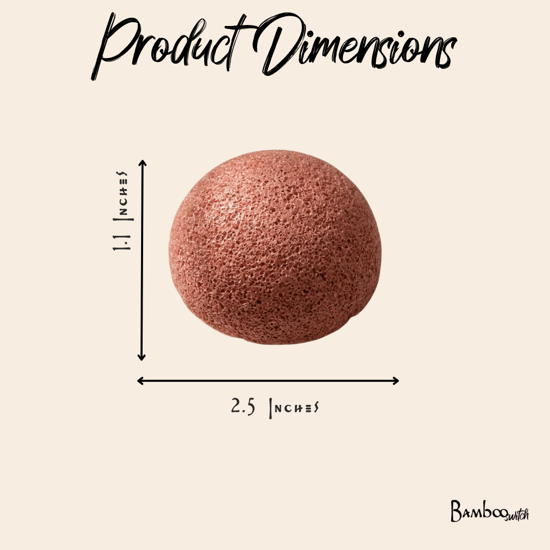Esponja facial natural de konjac