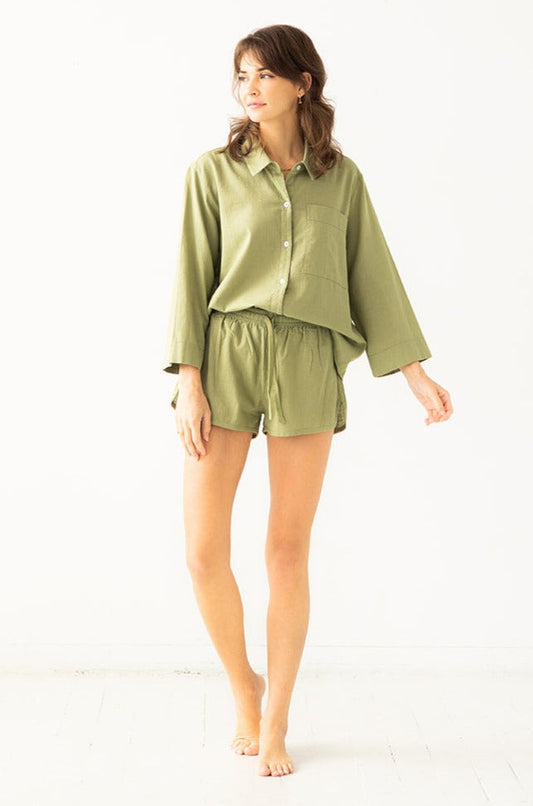 Camisa extragrande con botones de SALUA