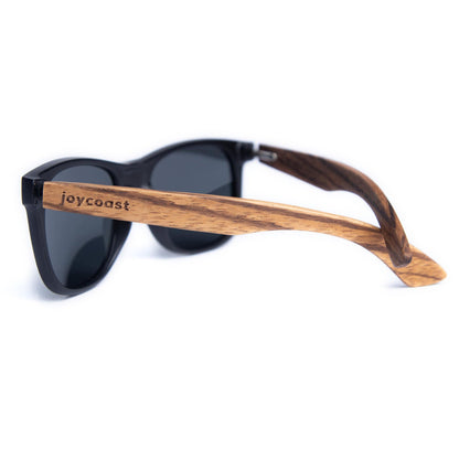Zebu Zebrawood Wooden Sunglasses | Polarized UV400 | Joycoast