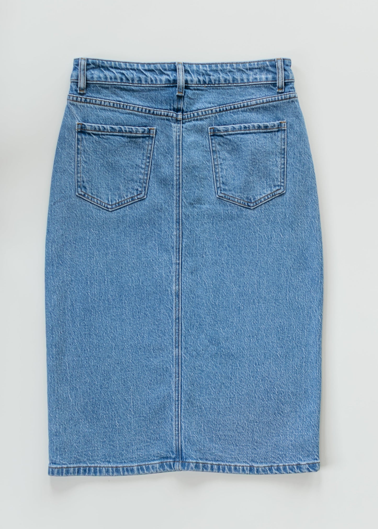 Falda midi clásica Remi Denim