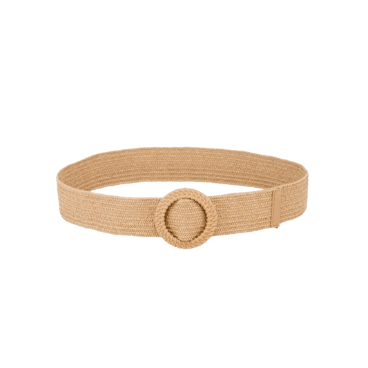 Raffia Circle Belt