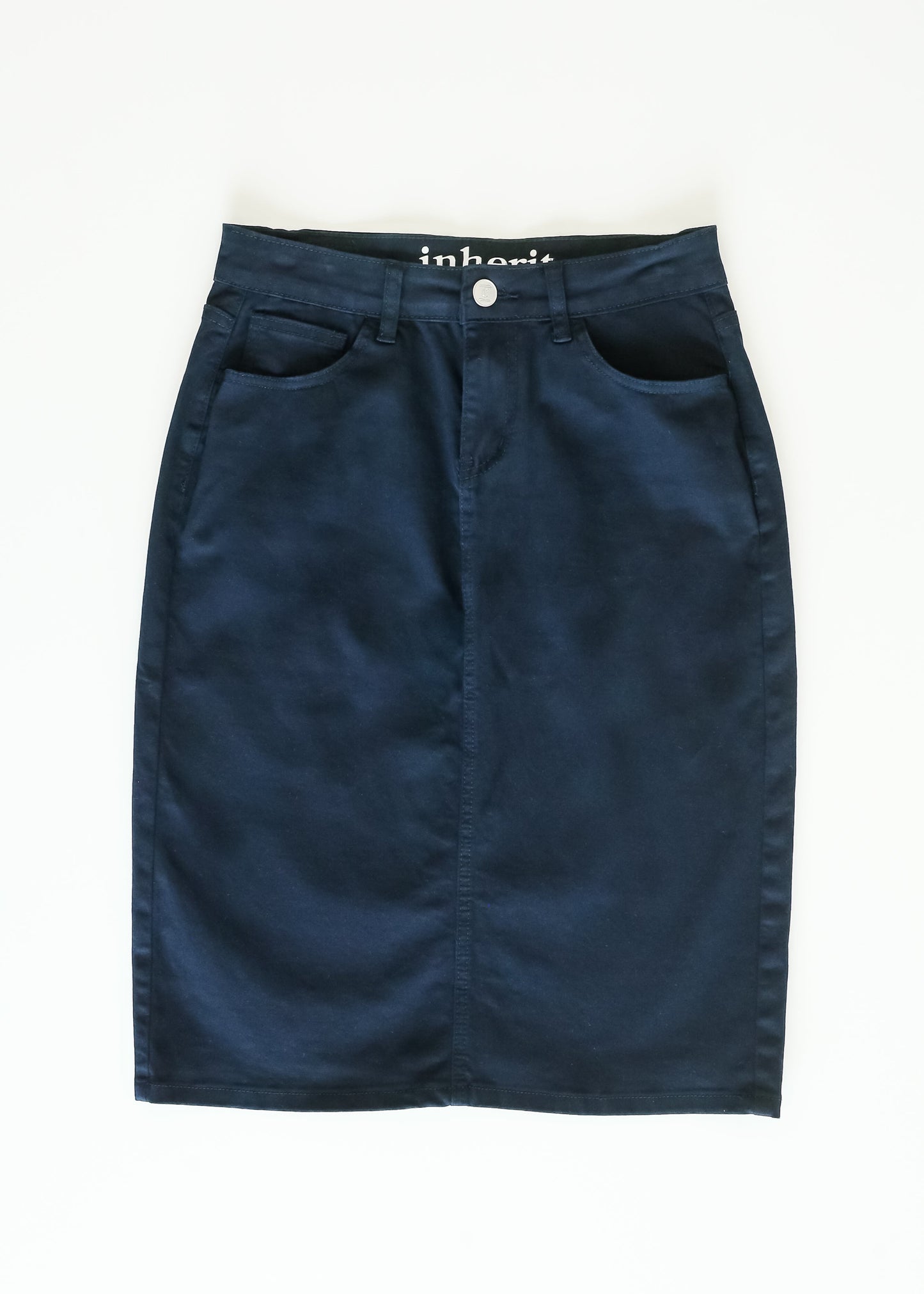 Falda midi vaquera Remi Navy