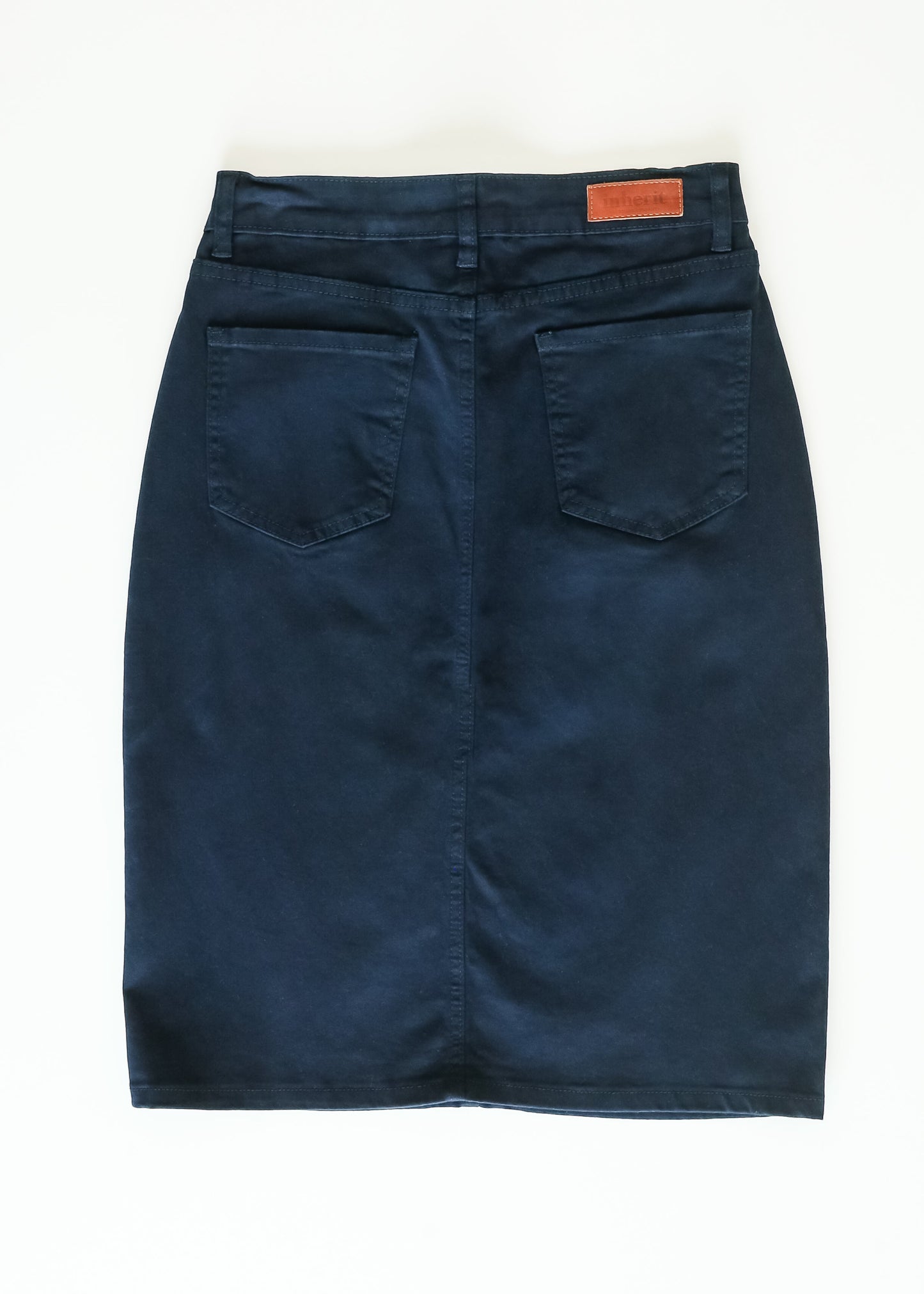 Falda midi vaquera Remi Navy