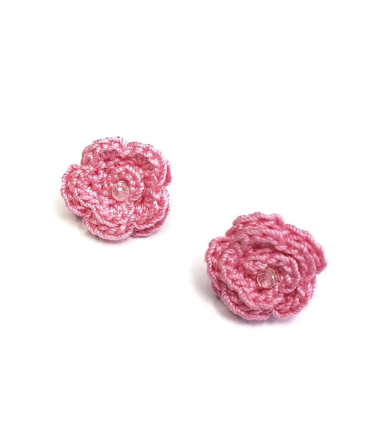 Pendientes de rosa