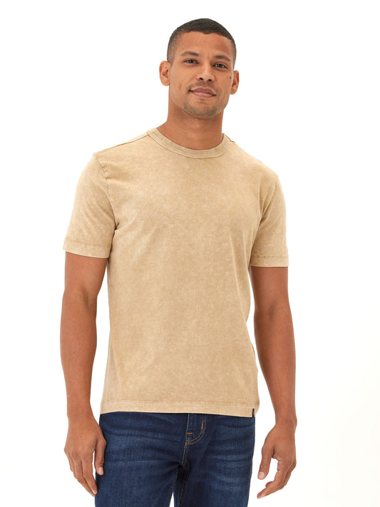 Shawn Mineral Wash Eco Cotton Jersey Crew Tee