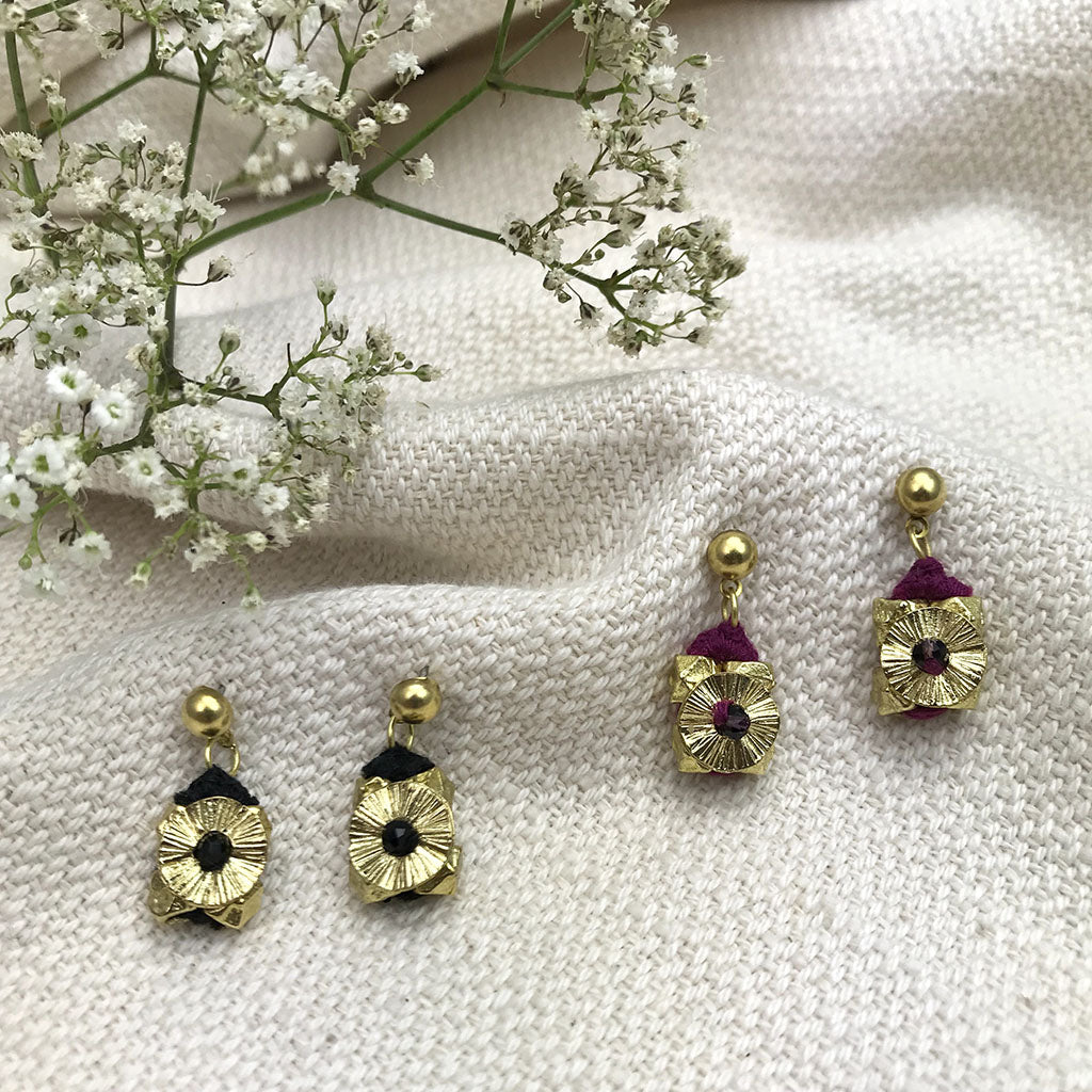 Pendientes de flores de Keya