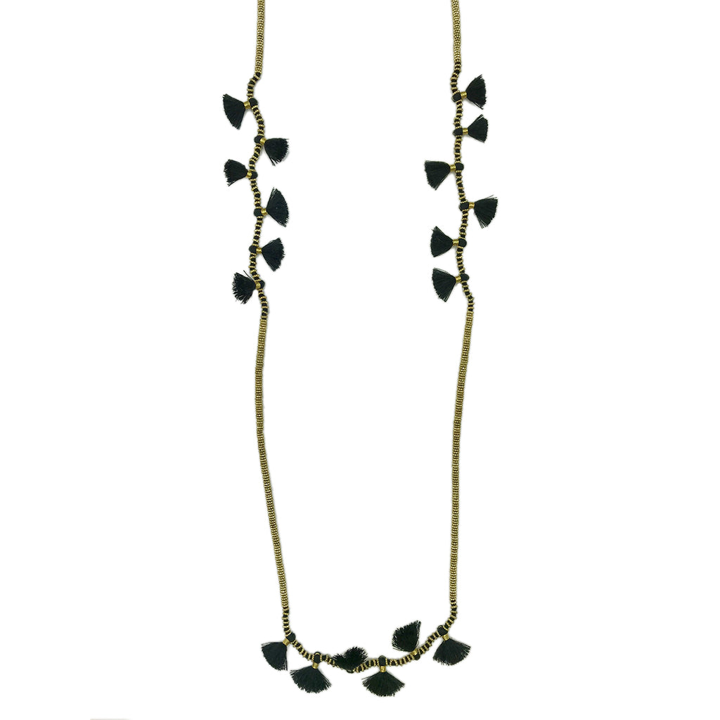 SLATE + SALT Krisha Tassel Necklace