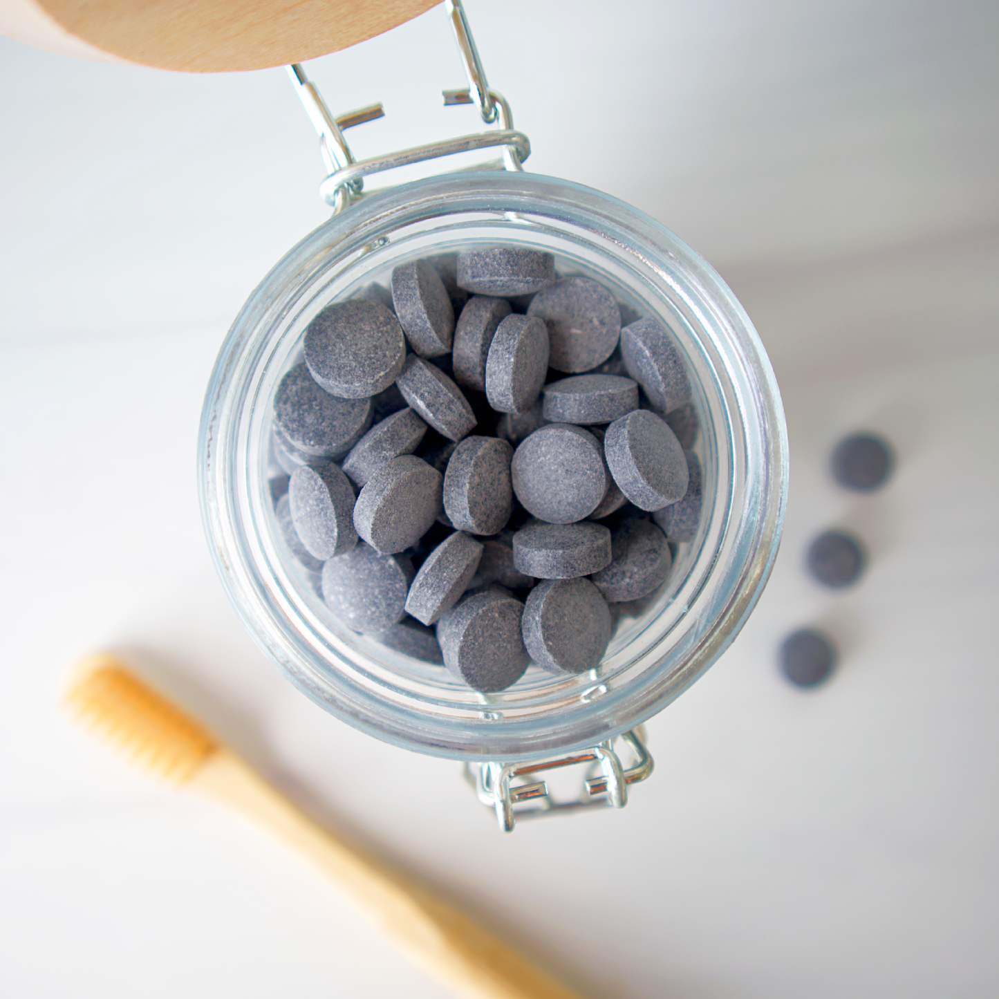 Charcoal MINT Toothpaste Tablets