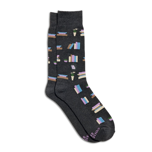 Calcetines que regalan libros