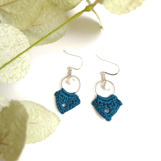 Pendientes bohemios con forma de lanza