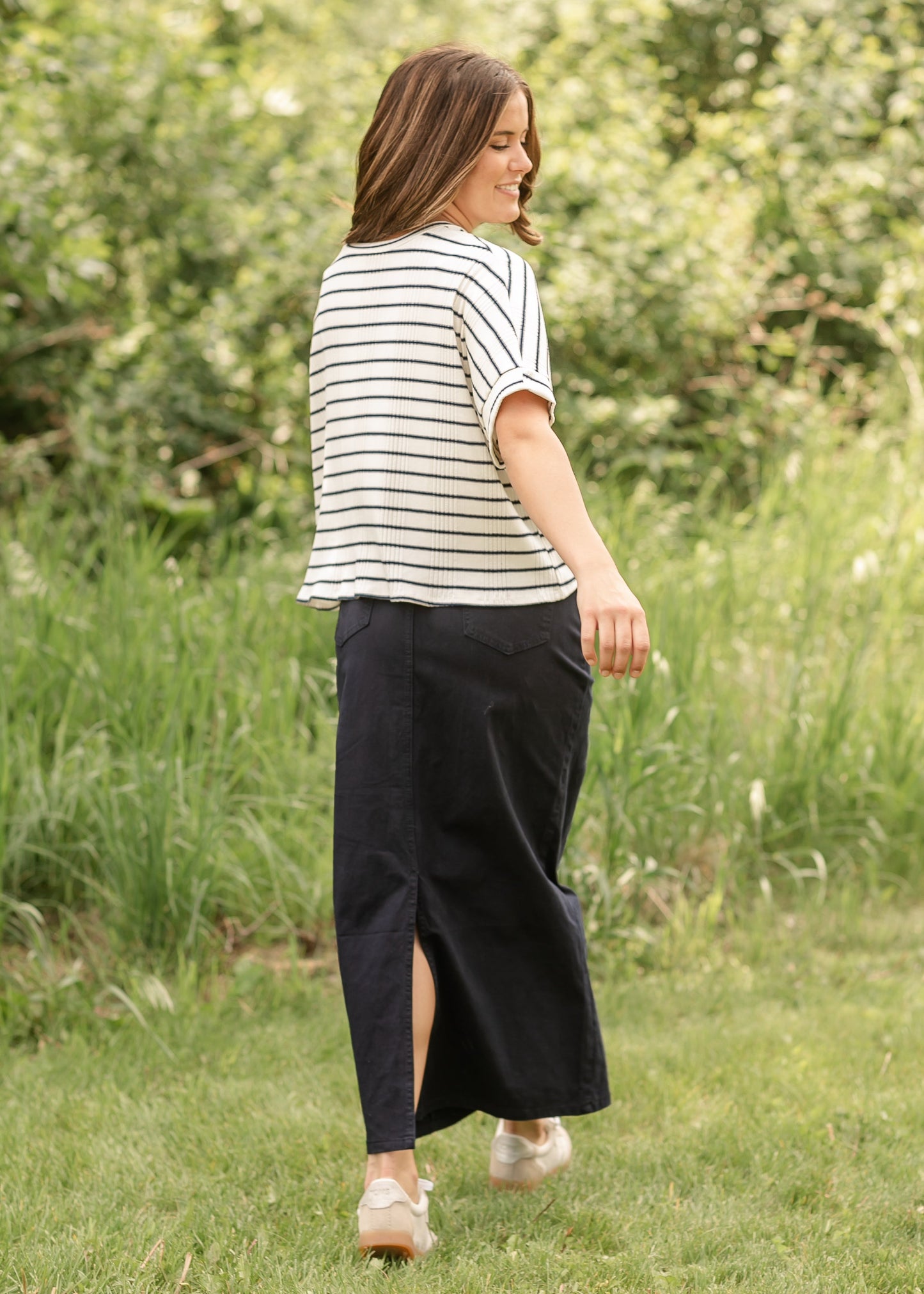 Falda Maxi Vaquera Stella Navy