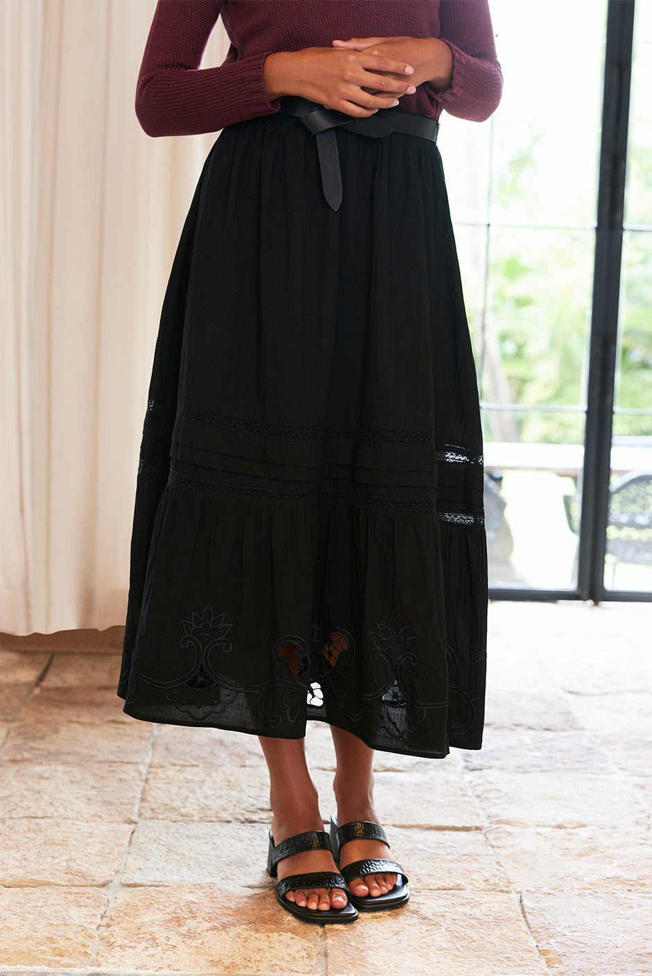 Falda Stevie en negro 