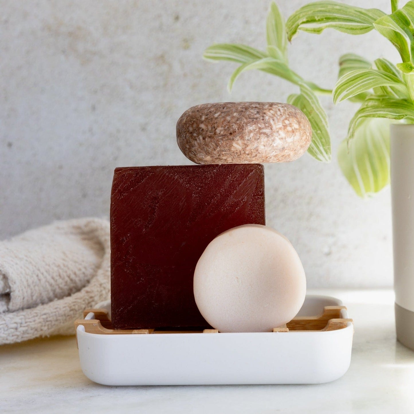 Pastilla de jabón de glicerina sin residuos - Espuma y Ecológica, 128 g