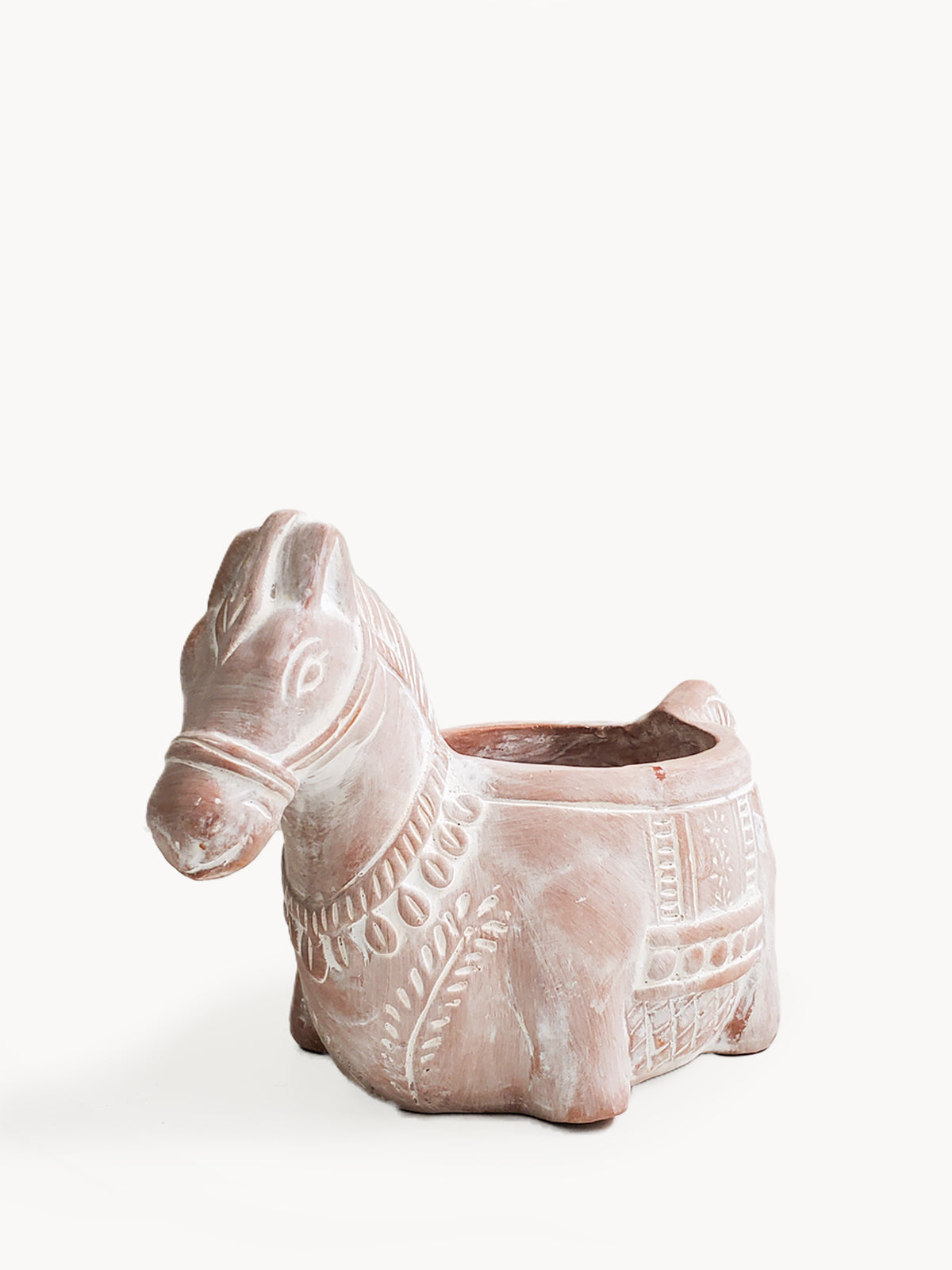 Maceta de terracota - Caballo