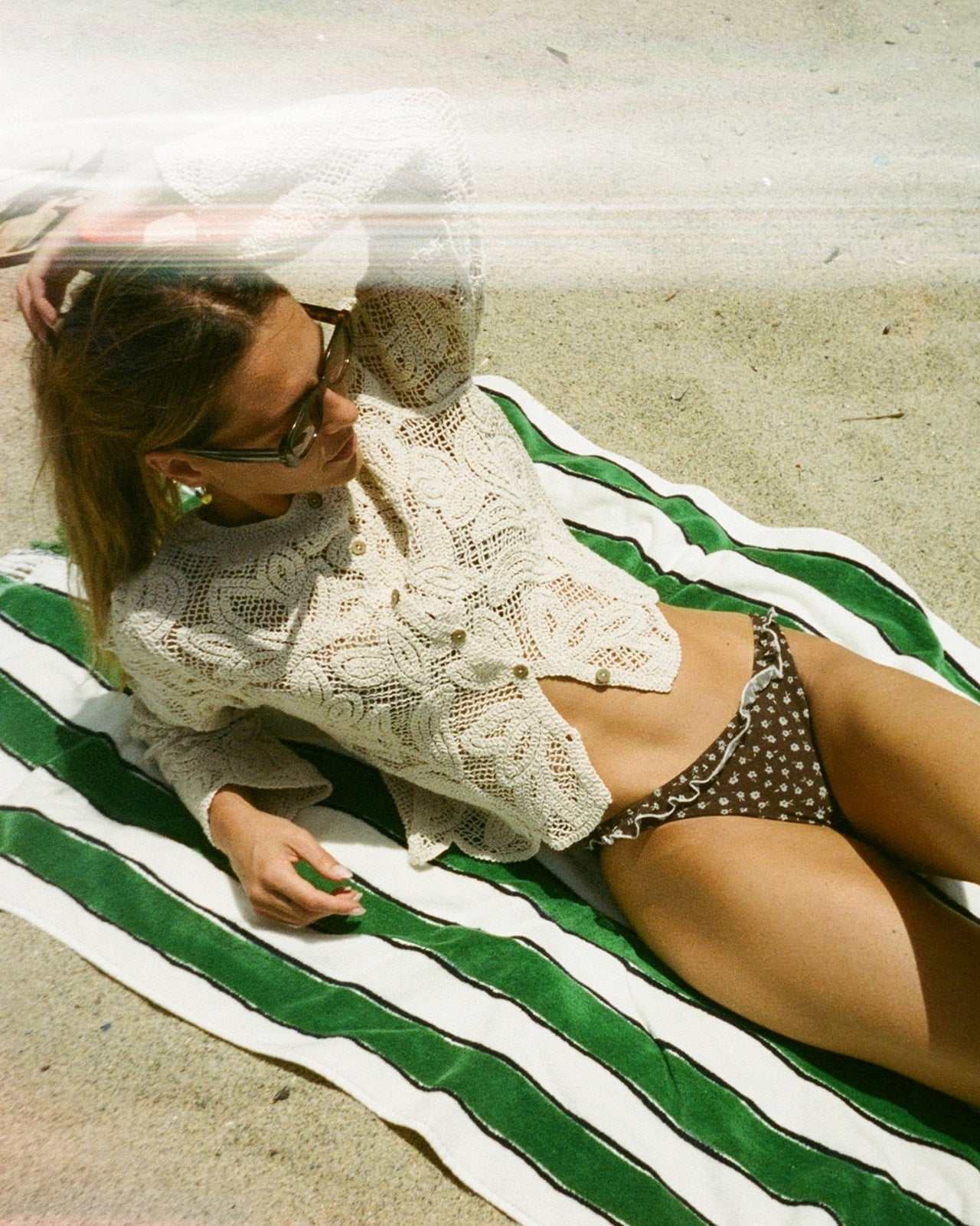 The Bondi Top - Sand Lace