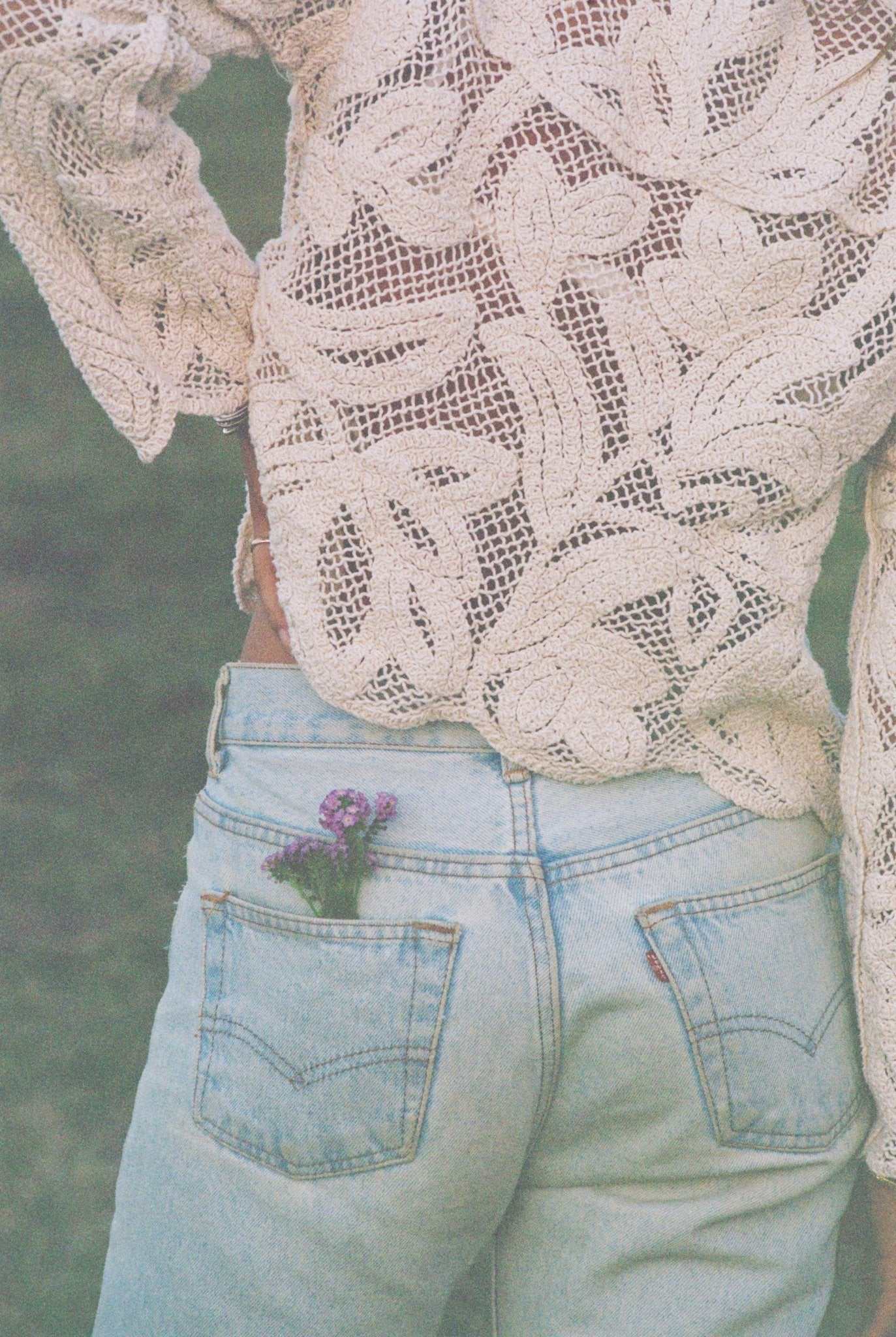 The Bondi Top - Sand Lace