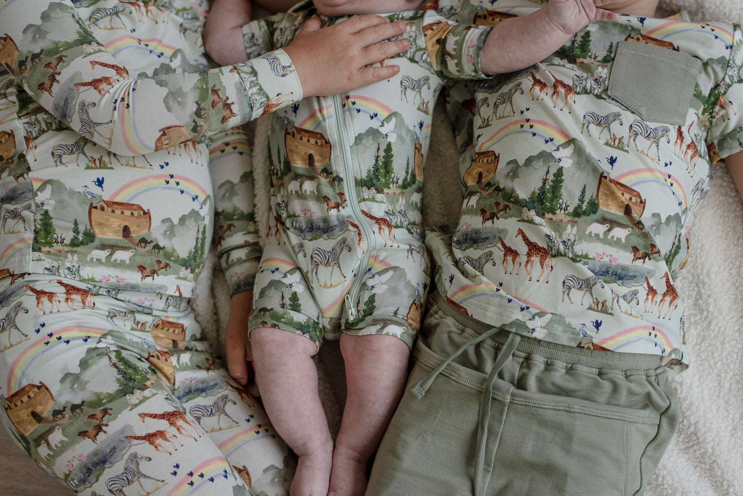 Noah's Ark Shortie Romper
