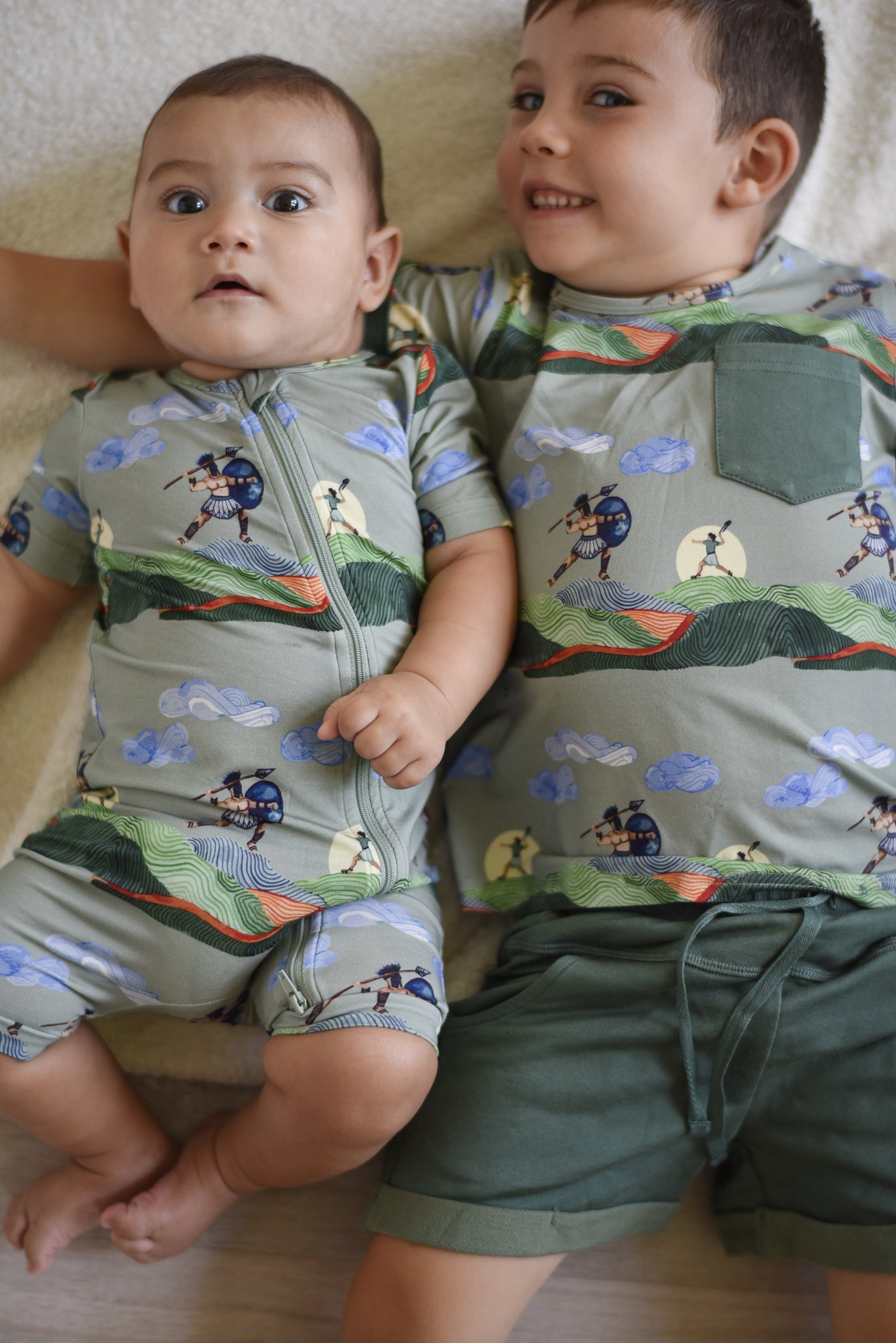David & Goliath Shortie Romper