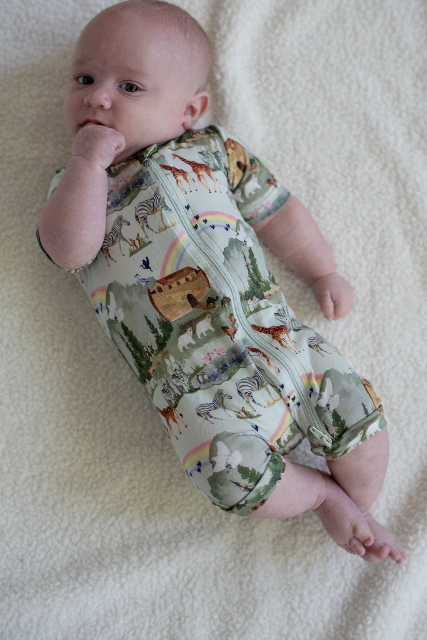 Noah's Ark Shortie Romper