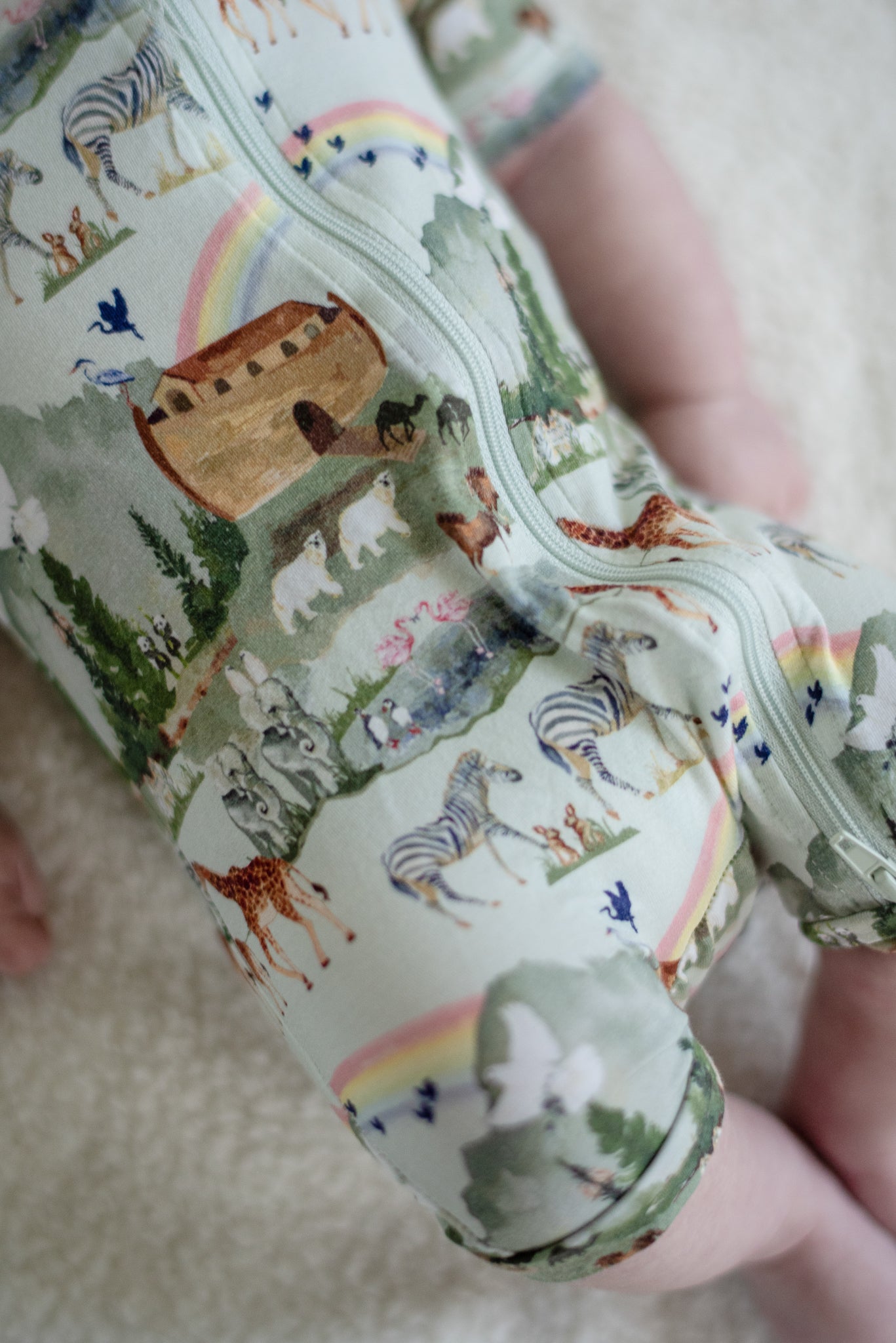 Noah's Ark Shortie Romper