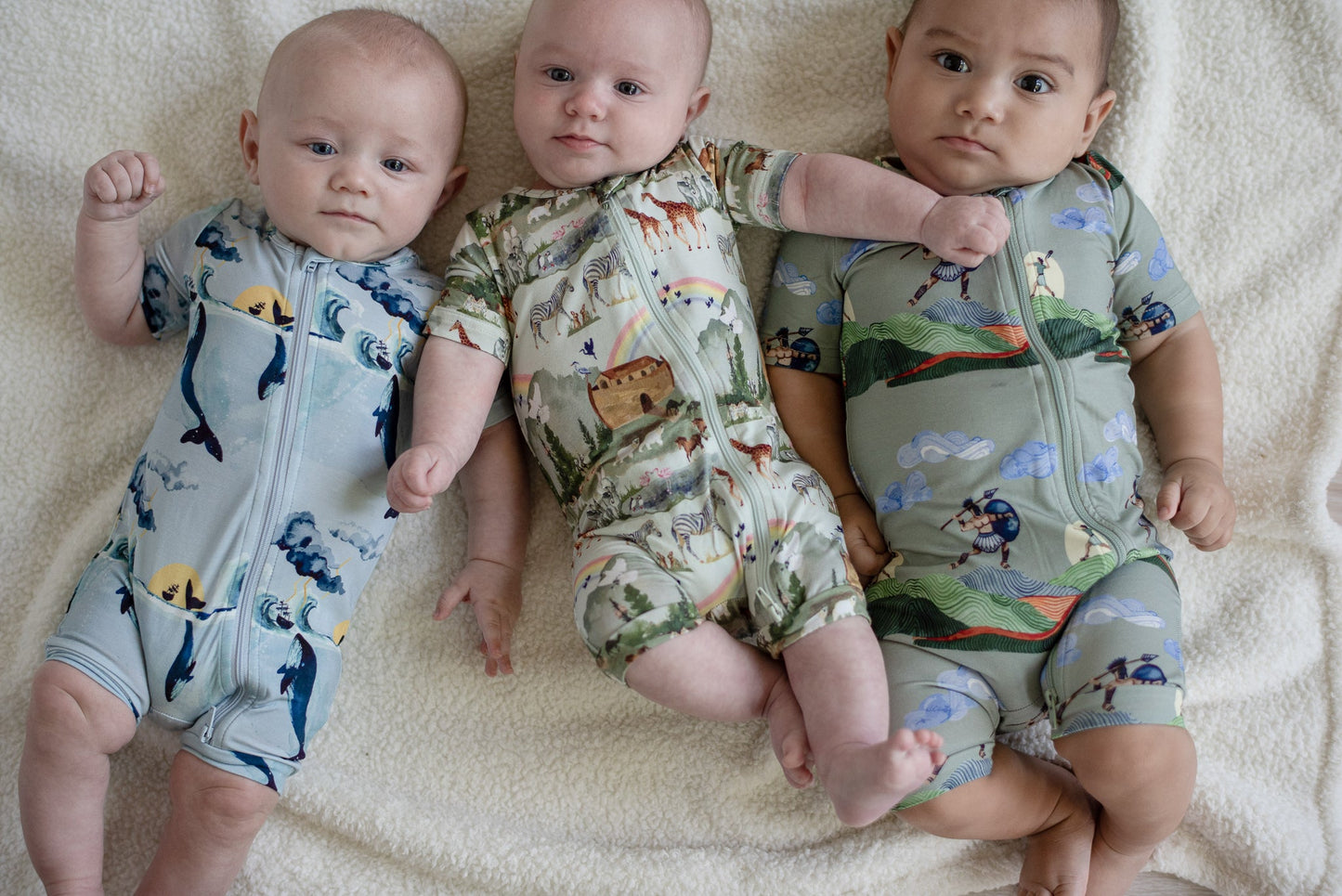 Noah's Ark Shortie Romper