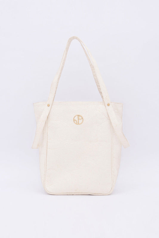 Bolsa de tela Tokyo NRT - Piñatex® - Latte