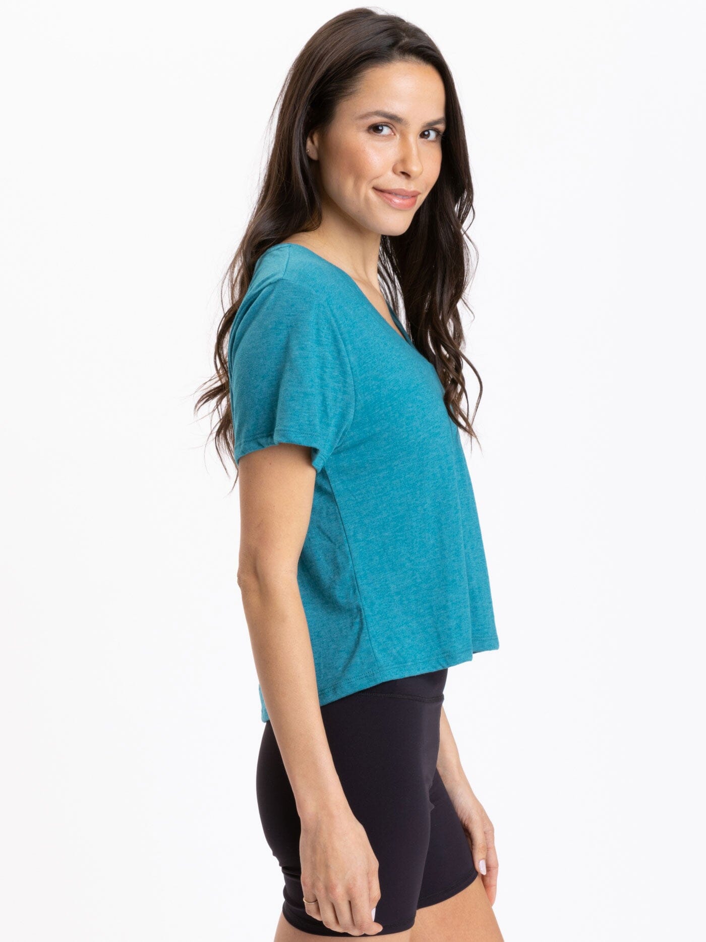 Camiseta Ada Triblend con cuello en V
