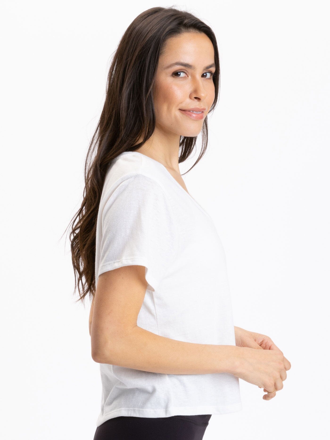 Camiseta Ada Triblend con cuello en V