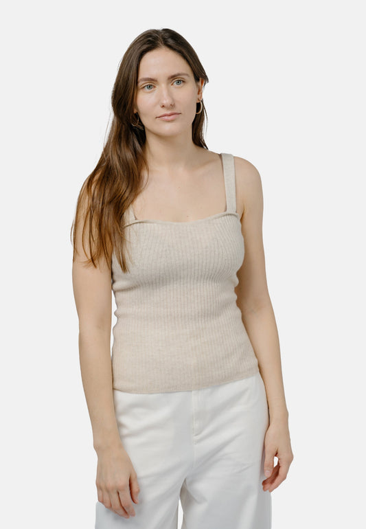 Top de tirantes Ulaanbaatar color blanco hueso