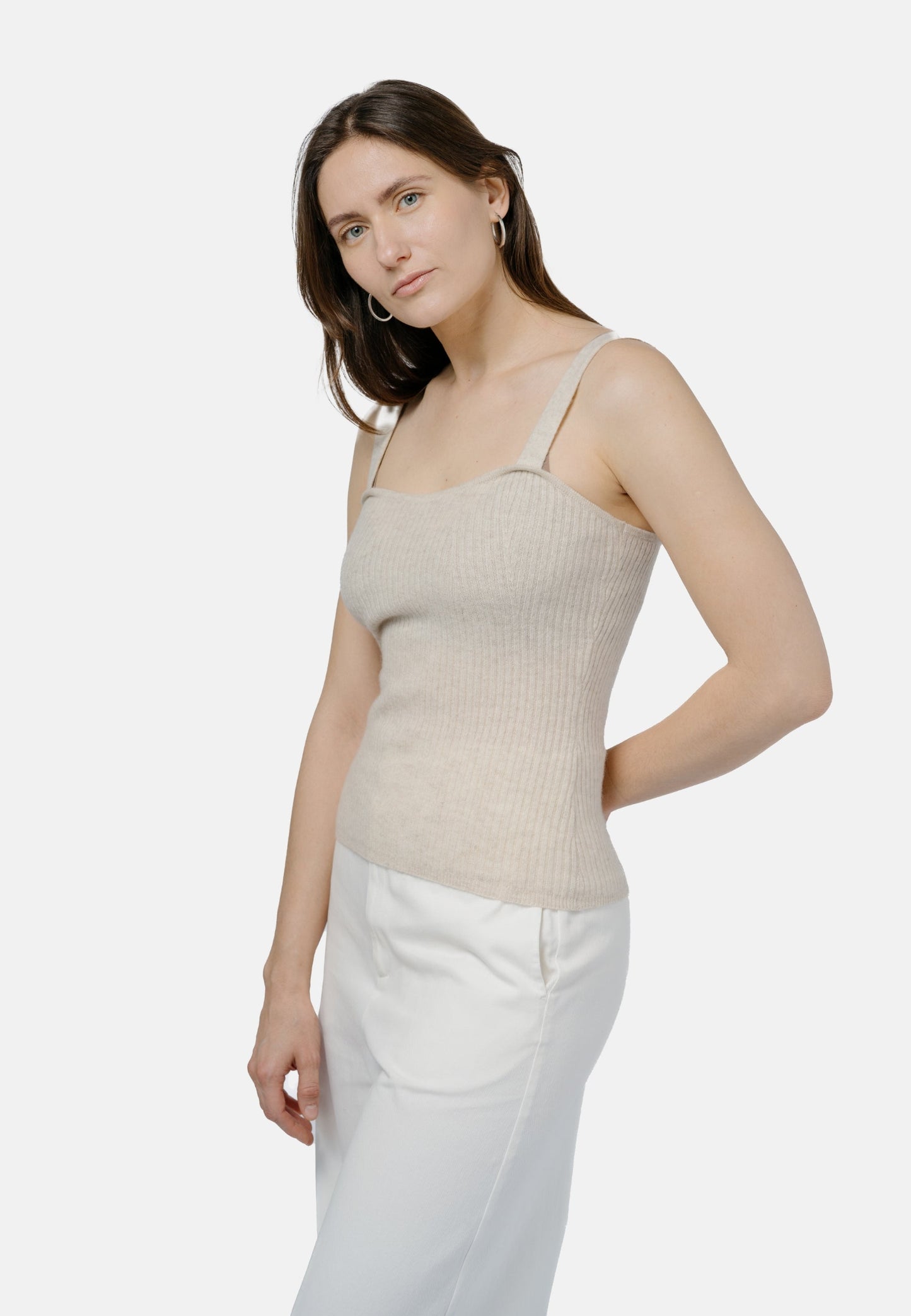 Top de tirantes Ulaanbaatar color blanco hueso