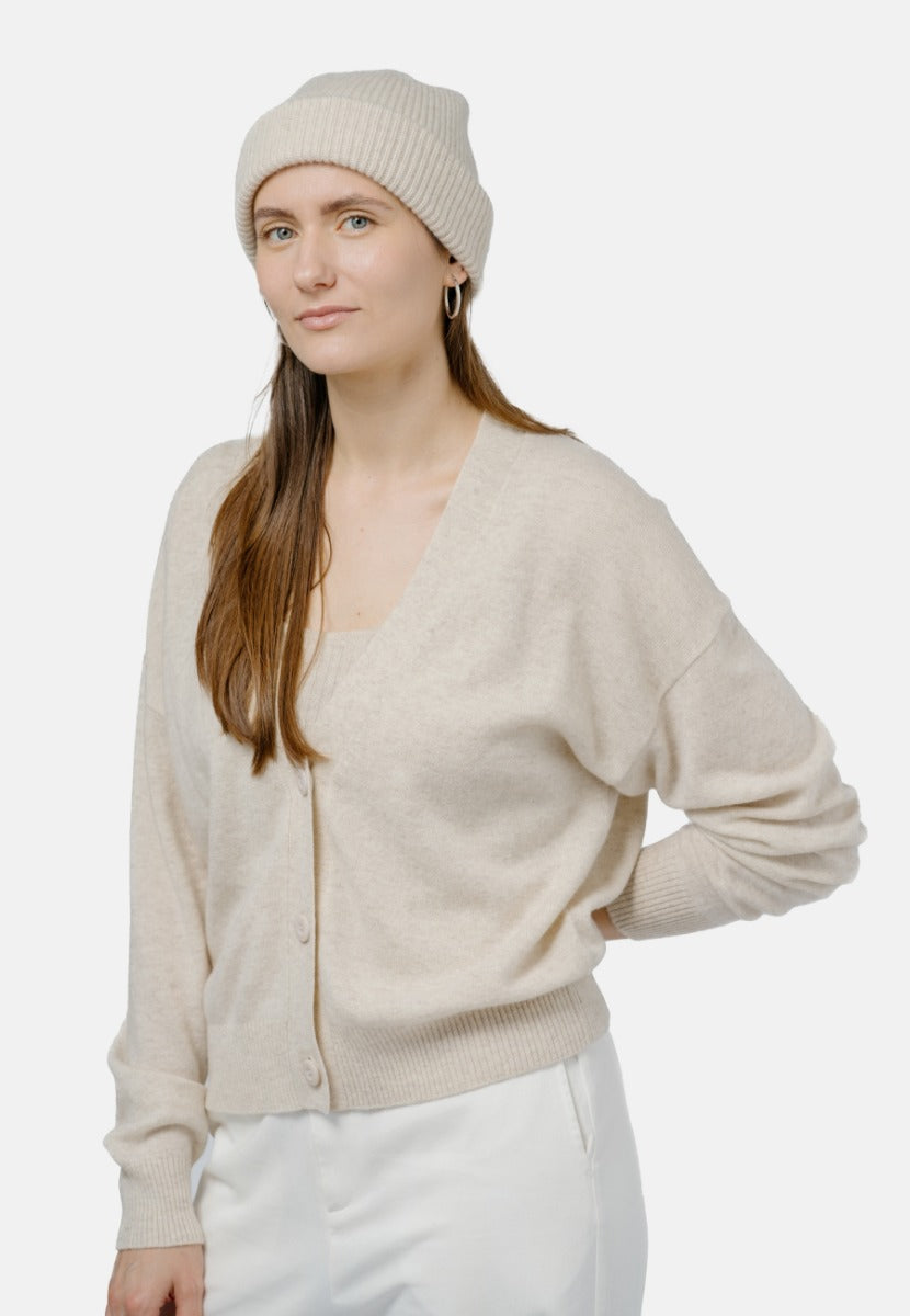 Gorro Vilnius color blanco hueso