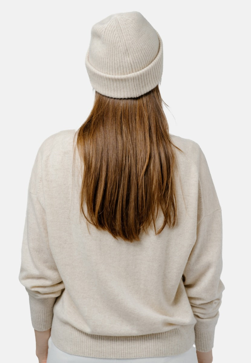 Gorro Vilnius color blanco hueso