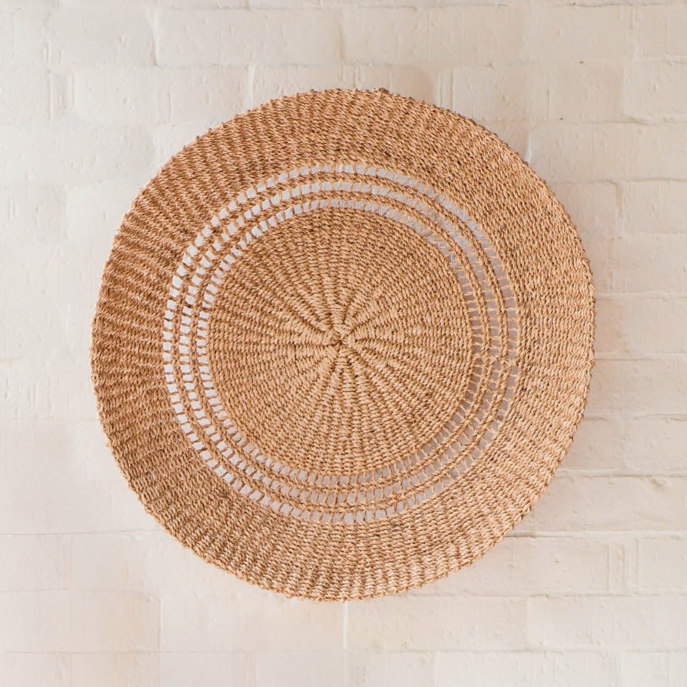 Open Weave Wall Baskets, Large - Woven Wall Baskets | LIKHÂ