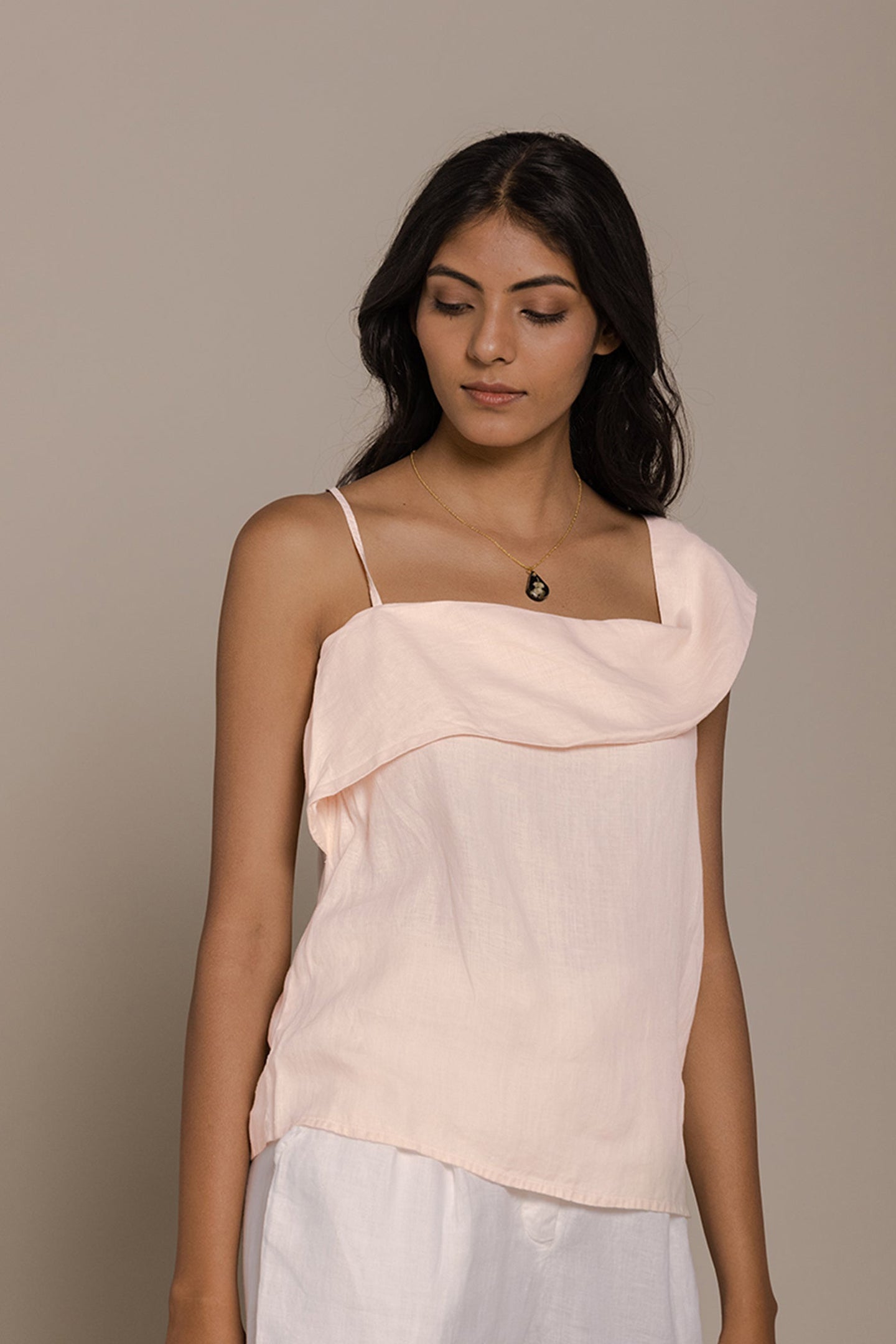 Camisa Wandering Wave en rosa