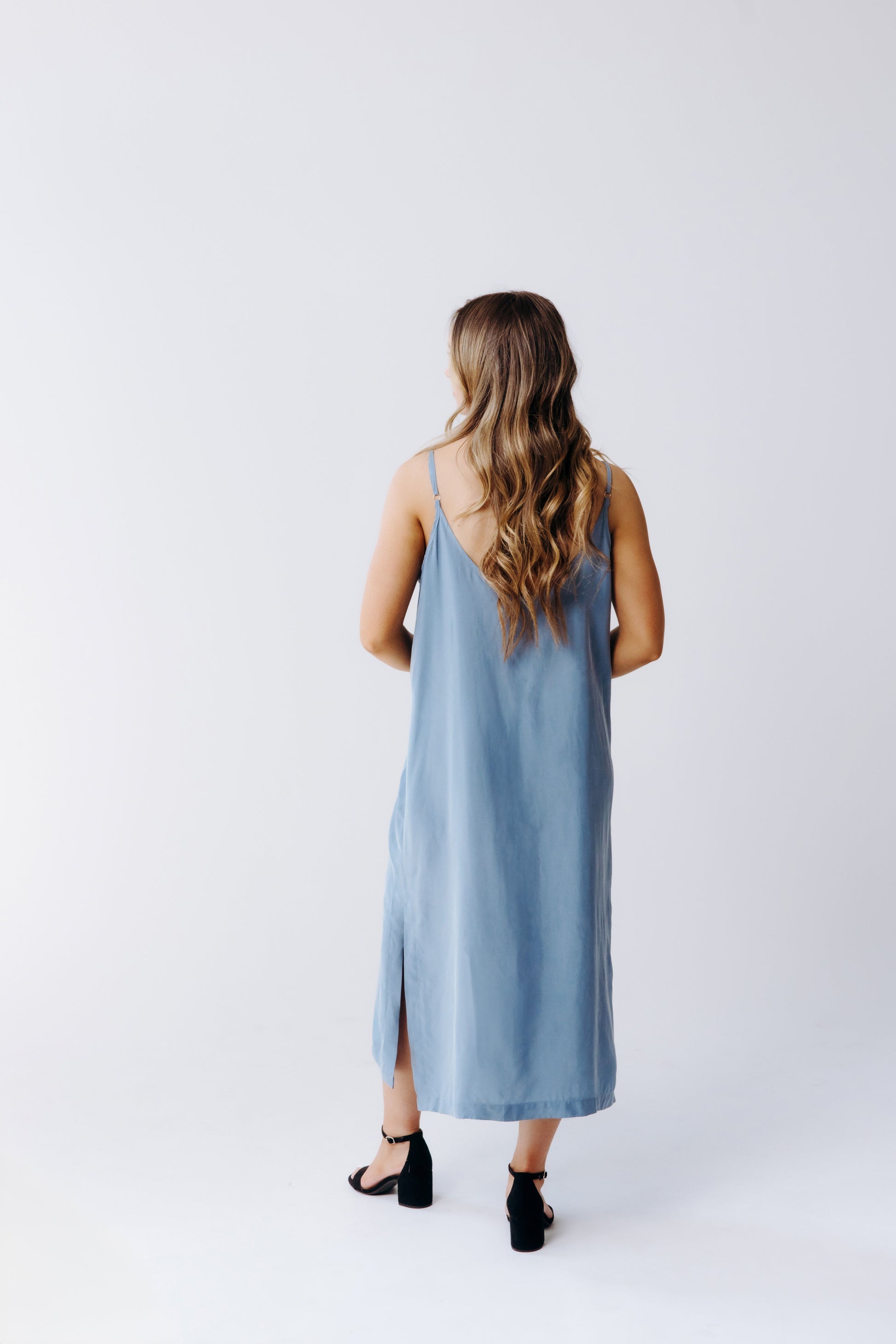 washable silk dresses Azazie Maxi Dresses Shift Wedding Guest Semi-Formal Dresses Black