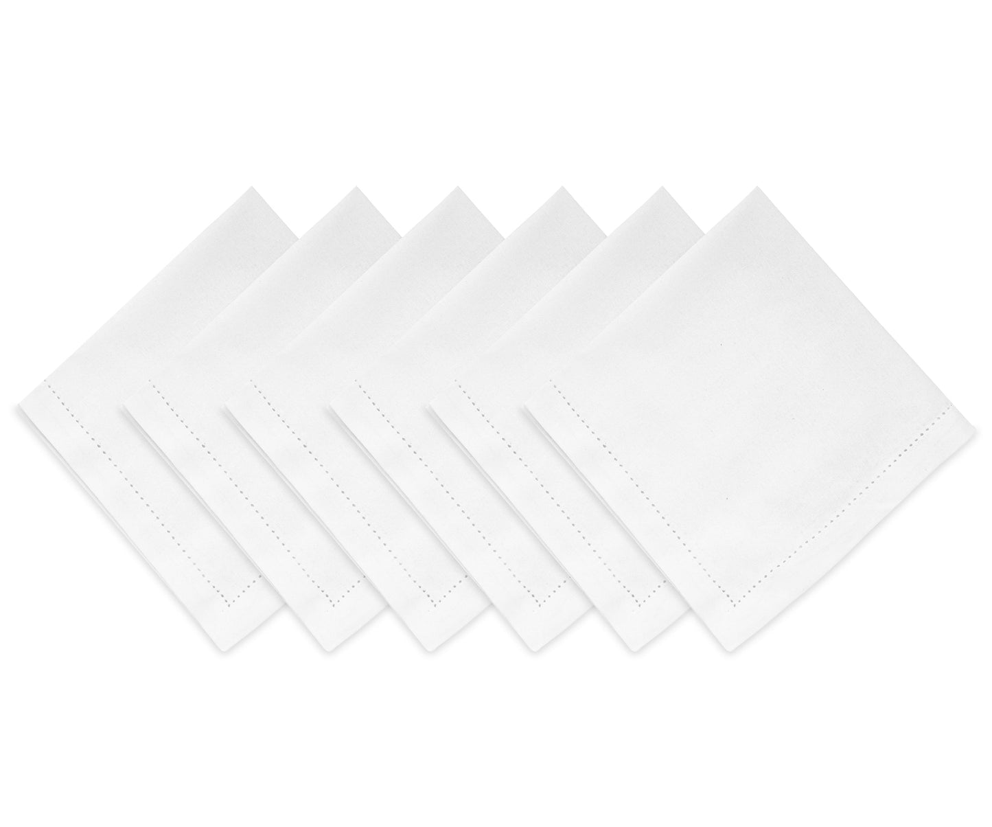 Cotton Hemstitched Napkins - 18 Inch