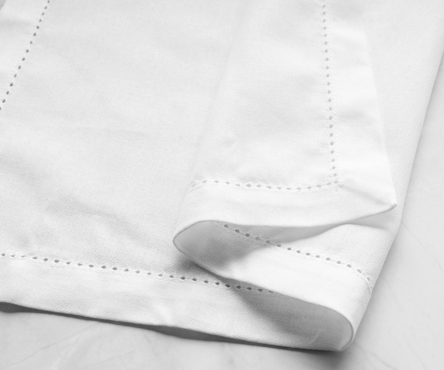 Cotton Hemstitched Napkins - 18 Inch