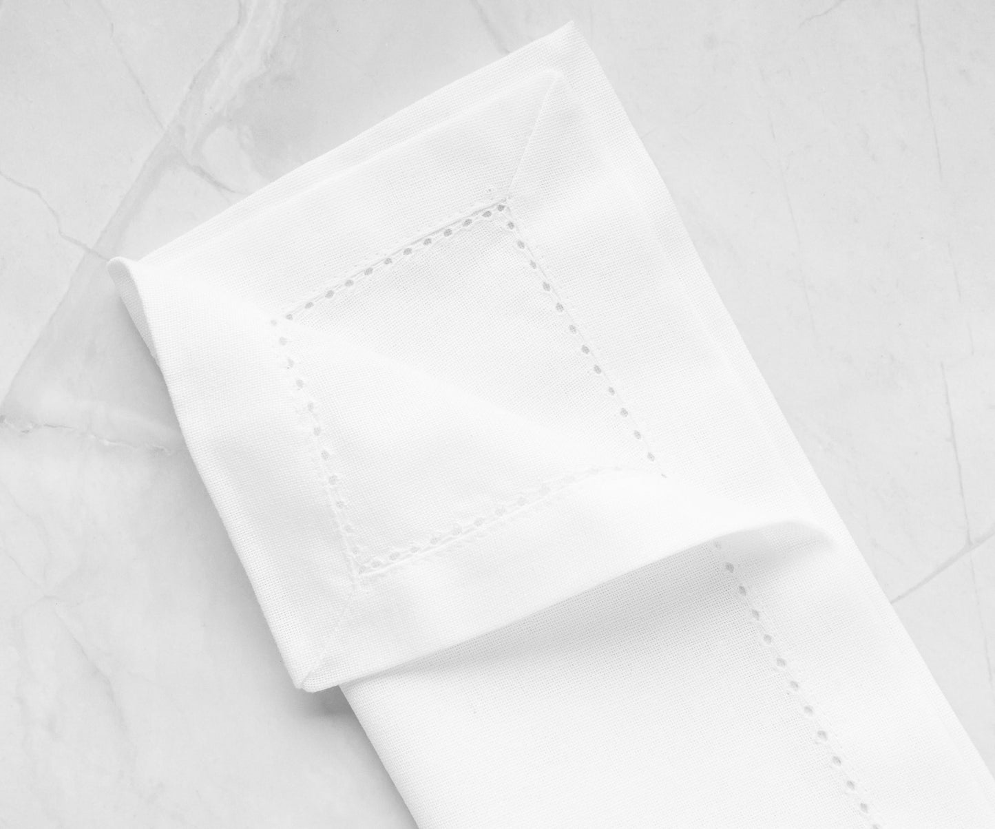 White Fabric Napkins - 22 inch