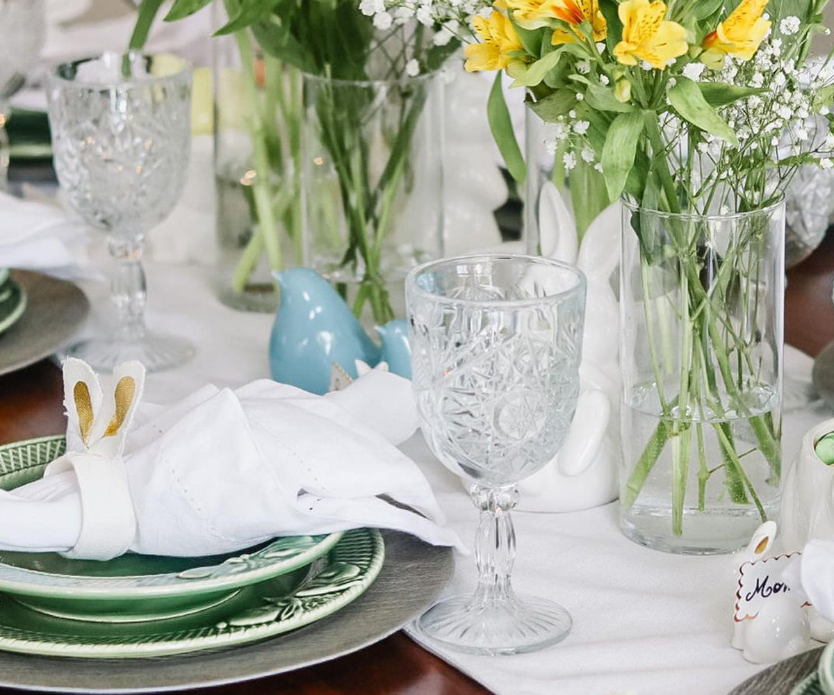 Servilletas con dobladillo - Servilletas de mesa - Servilletas de tela de algodón