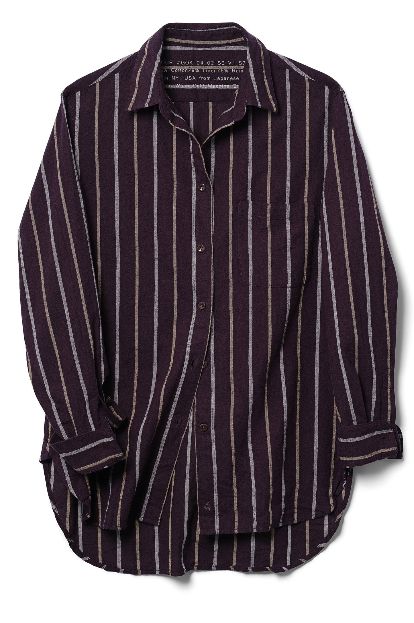 4 B-Corp Luxury Fashion in , sustainable fashion 4 Work Shirt Brushed Cotton | Luxury null's Clothing Tops