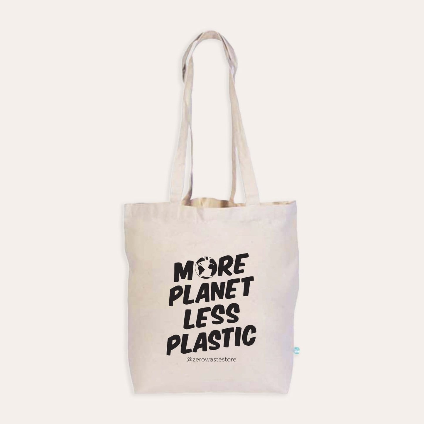 Bolsa de tela orgánica Más planeta, menos plástico