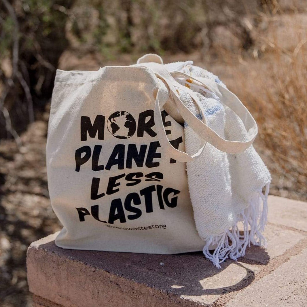 Bolsa de tela orgánica Más planeta, menos plástico