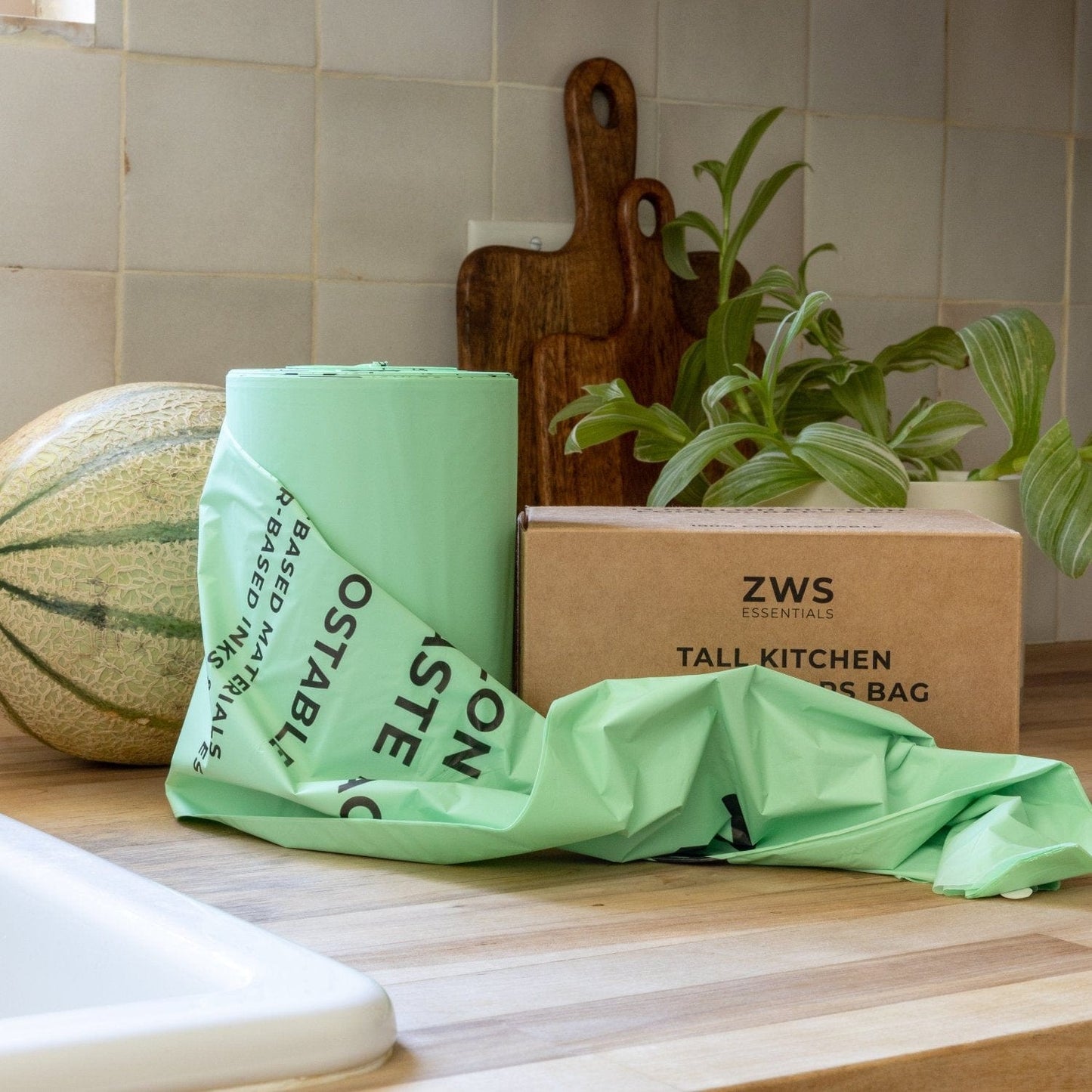 Bolsas de basura compostables